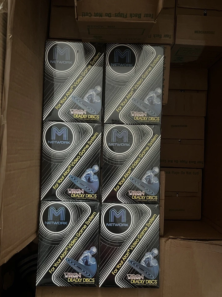 Mattel Disney TRON Deadly Discs Atari 2600. Factory Box 6 sealed units.Genuine🔥 - Image 2 of 4
