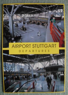 Airport Stuttgart * STR * Postkarte * Departures