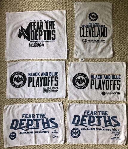 Cleveland Monsters 2024 Calder Cup Playoffs Fear the Depths Rally Towel Set SGA