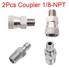 1 * Set Quick Disconnect 8mm 1/8 Npt Thread Durability Male And Female