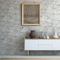 Tapete Mit Steinen Steinmuster 3D Steinoptik Grau Weiß FüR KüChe Wohnzimmer