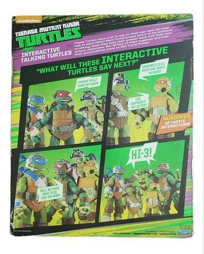 2014 Nickelodeon TMNT Interactive Talking Michaelangelo New in Package - Picture 2 of 2