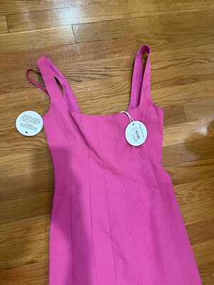 STAUD portrait dress Pink size 00 NWT $495 USD | eBay