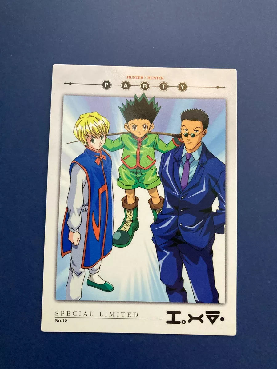 Hunter X Hunter in Kanji Characters with Gon, Killua, Kurapika and