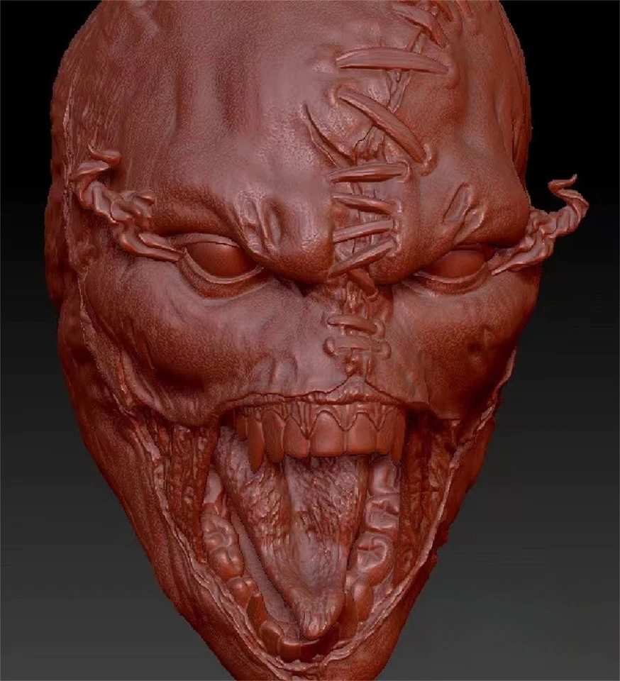 1/12 Spawn Ghost Rider Head Sculpt Fit 6'' Action Figure - Image 2 of 4