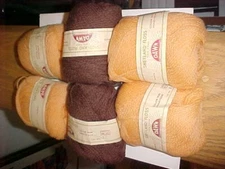 Yarn vintage American Thread Co.  Dawn 1 oz 6 packages New