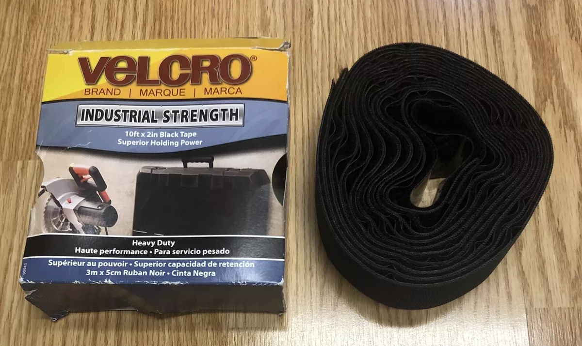 Velcro Industrial Strength -Heavy Duty Stick On- (WHITE - 10ft x