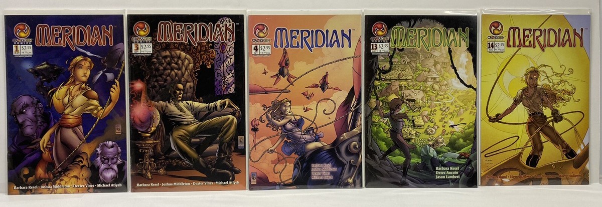 CrossGen Comics Meridian 1-4セット Meridian #1, 3, 4, 13, 14 Mix LOT OF 5 (2000) Crossgen