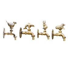 Decorative Outdoor Garden Faucet Garden Decoration Wall Mount Tap