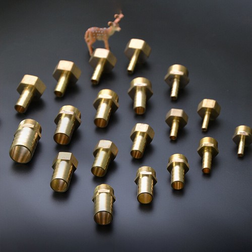 Internal And External Thread Hose Barb Brass Fitting Size 1/2" 3/4" 1" - 2" - Picture 2 of 44