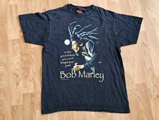 Vintage Y2K 2000 Bob Marley Reggae Music Artist Zion Roots T-Shirt Tee Size M