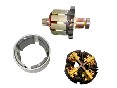 モフリン Milwaukee M18 2606-20, 2607-20 Motor Assembly w/Brushes 16-07-2610