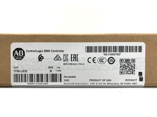 Processore Allen Bradley 1756-L83E ControlLogix Logix5580 AB 1756L83E - Foto 1 di 3