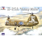 H-25A Army Mule USAF Helicopter Plastic Model Kit 1/72 Amodel 72147
