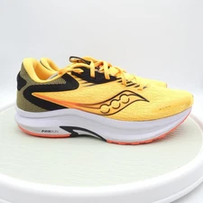 Saucony Axon 2 S20732-16 Mens 13 Running Shoes Yellow Black Athletic Sneakers