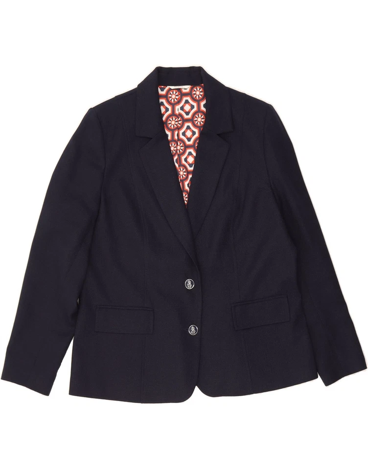 Conjunto de falda de 2 botones para mujer AVALON UK 16 grande W34 azul marino CU03 Foto 2 de 4