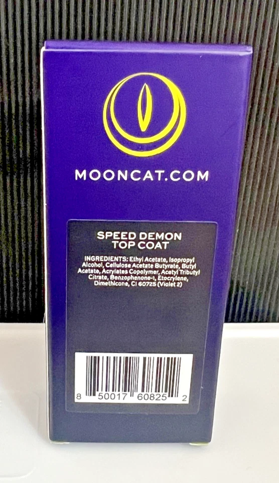 mooncat Nail Lacquer Polish - Speed Demon Top Coat - 0.4 oz / 12mL NEW - Image 2 of 2