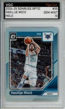 2024-25 PANINI DONRUSS OPTIC HOLO #55 VASILIJE MICIC VGC GEM MINT 10 J83 IJ49