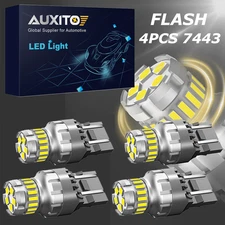 4X Super White Canbus 7443 7440 5630 23SMD LED Back Up Reverse Light Bulbs Lamp