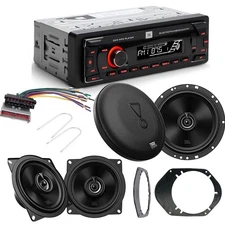 JBL Bluetooth MP3/FM Radio Car Stereo & Speaker upgrade for 1992-96 F-150 Pickup