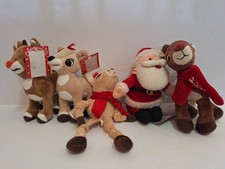 Rudolph the Red Nosed Reindeer Island Of Misfist Plush Lot