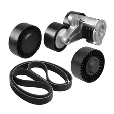 For BMW N55 135i 335i X1 xDrive Belt Tensioner Assembly Pulleys Drive Belt Kit