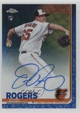 2019 Topps Chrome Rookie Blue Wave Refractor /150 Josh Rogers #RA-JR Auto 00ht