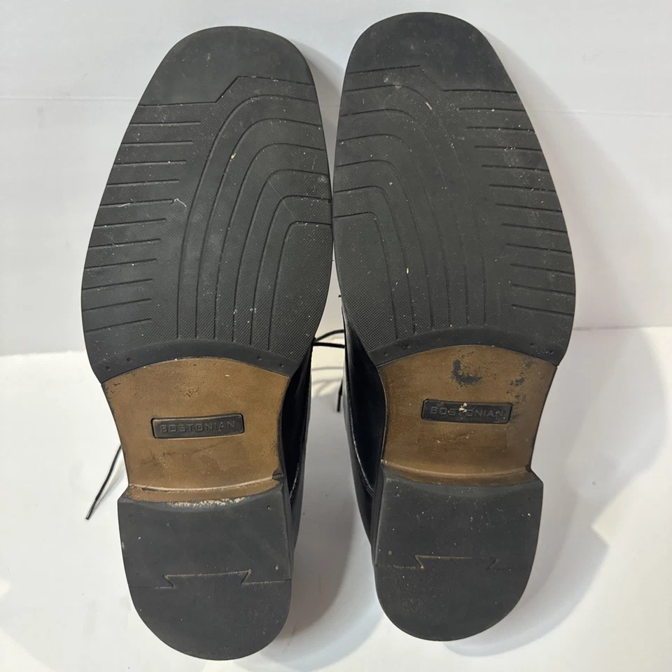 Bostonian кожаные туфли мужские 11 черный Оксфорд шнурует вверх - Изображение 4 из 4