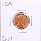 1929 1C Lincoln Wheat Cent in Choice BU Condition #5805