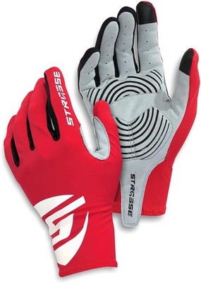 Racing Gloves for Simulator Racing, Driving, Steering Wheel. Red Large