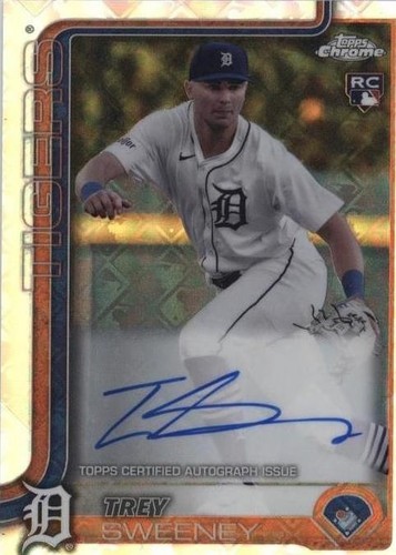 2025 Topps Chrome - Rookie Autographs Trey Sweeney #RA-TS (AU, RC 