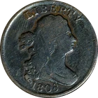 Photo of a 1808-P Half Cent from an eBay listing that sold on Jul 12, 2026