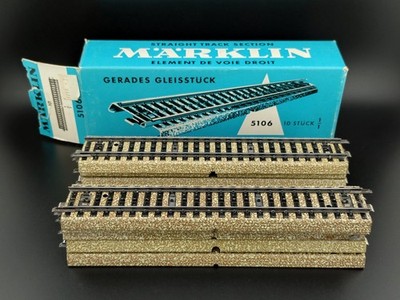 Märklin 5106 M-Gleis 10 Stück in OVP - Gereinigt, Aufbereitet, getestet Okay/Gut