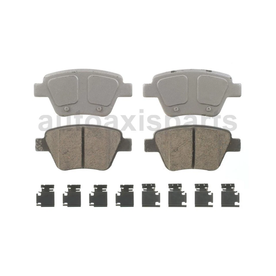 Juego de 3 pastillas de freno de disco trasero Wagner rotor de freno de disco para Audi A3 2011-2013 Foto 4 de 4