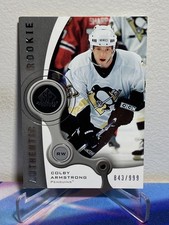 2005-06 Upper Deck SP GAME USED COLBY ARMSTRONG #230 AUTHENTIC ROOKIE 843/999
