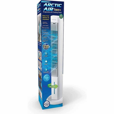 #ad Arctic Air Tower Indoor Evaporative Cooler with Oscillating and Quiet Fan $69.99