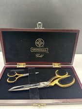 Mundial Gold Tailor 8  Shears with Embroidery...