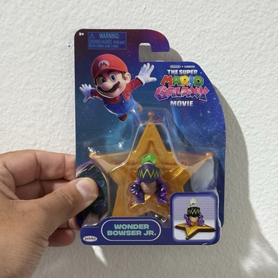 #ad #ad 2026 Jakks Super Mario Galaxy Movie Rare Wonder Bowser Jr. Mini Action Figure $11.99