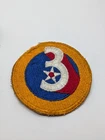 WW2 ERA UNITED STATES 3rd AIR FORCE US ARMY AIR FORCE USAAF MILITARY PATCH BADGE