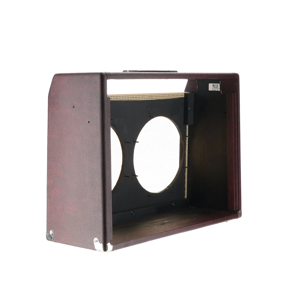 Twin Reverb Amp Cabinet Wine Red Tolex 2x12 with Wheat/Tweed Grille - Image 4 of 4