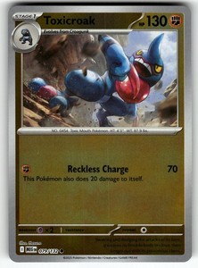 Toxicroak 079/132 Mega Evolution Reverse Holo