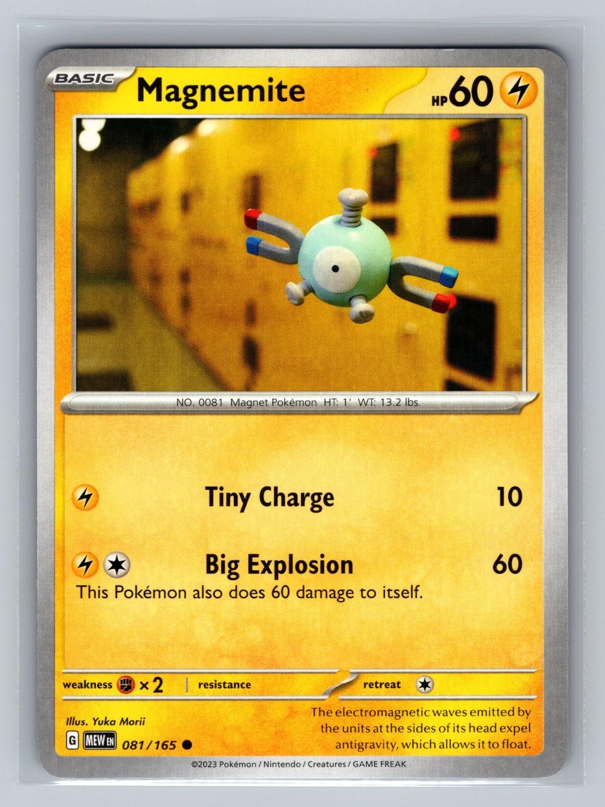 Magnemite 081/165 C Pokemon 151 NM/M