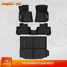 Upgraded Floor Mats w/Cargo Liner for 2019-2024 BMW X3 30i M40i X3M All Weather