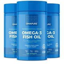 Omega 3 Fish Oil Supplements: High EPA & DHA for Heart, Joint & Brain Healthn