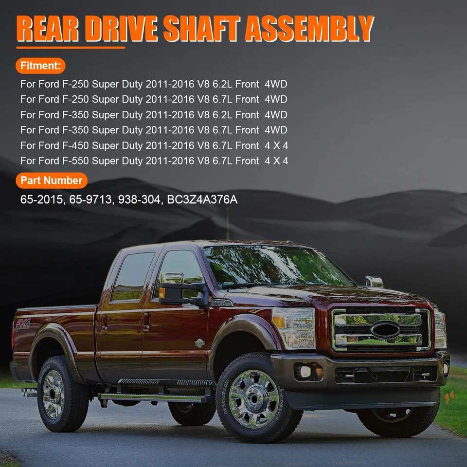 Front Drive Shaft 938-304 For 2011-2016 Ford F-250 F-350 F-450 F-550 Super Duty Foto 3 de 4