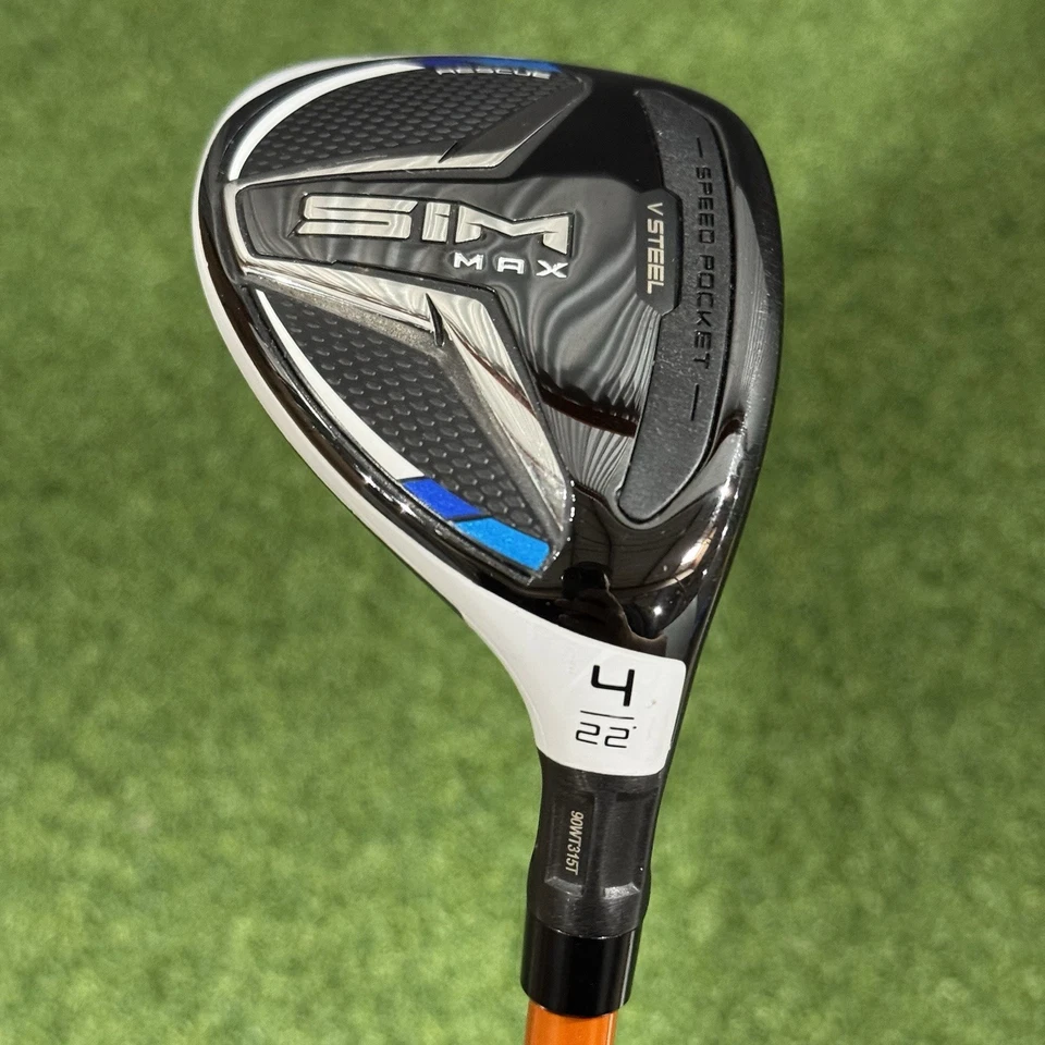TaylorMade Sim Max 4 Rescate Hybrid Graphite Design Tour AD DI-85S rígido Foto 2 de 4