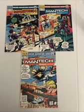 Mantech Robot Warriors 1-3 2 1984 Archie Comics Remco Toy Ayers Buckler