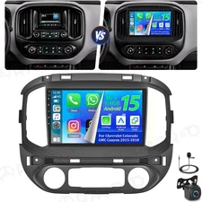 For 2015-18 Chevrolet Colorado GMC Canyon Wireless CarPlay GPS Car Stereo Radio