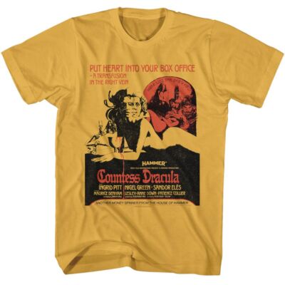 Hammer Horror Countess Dracula Poster Movie Shirt