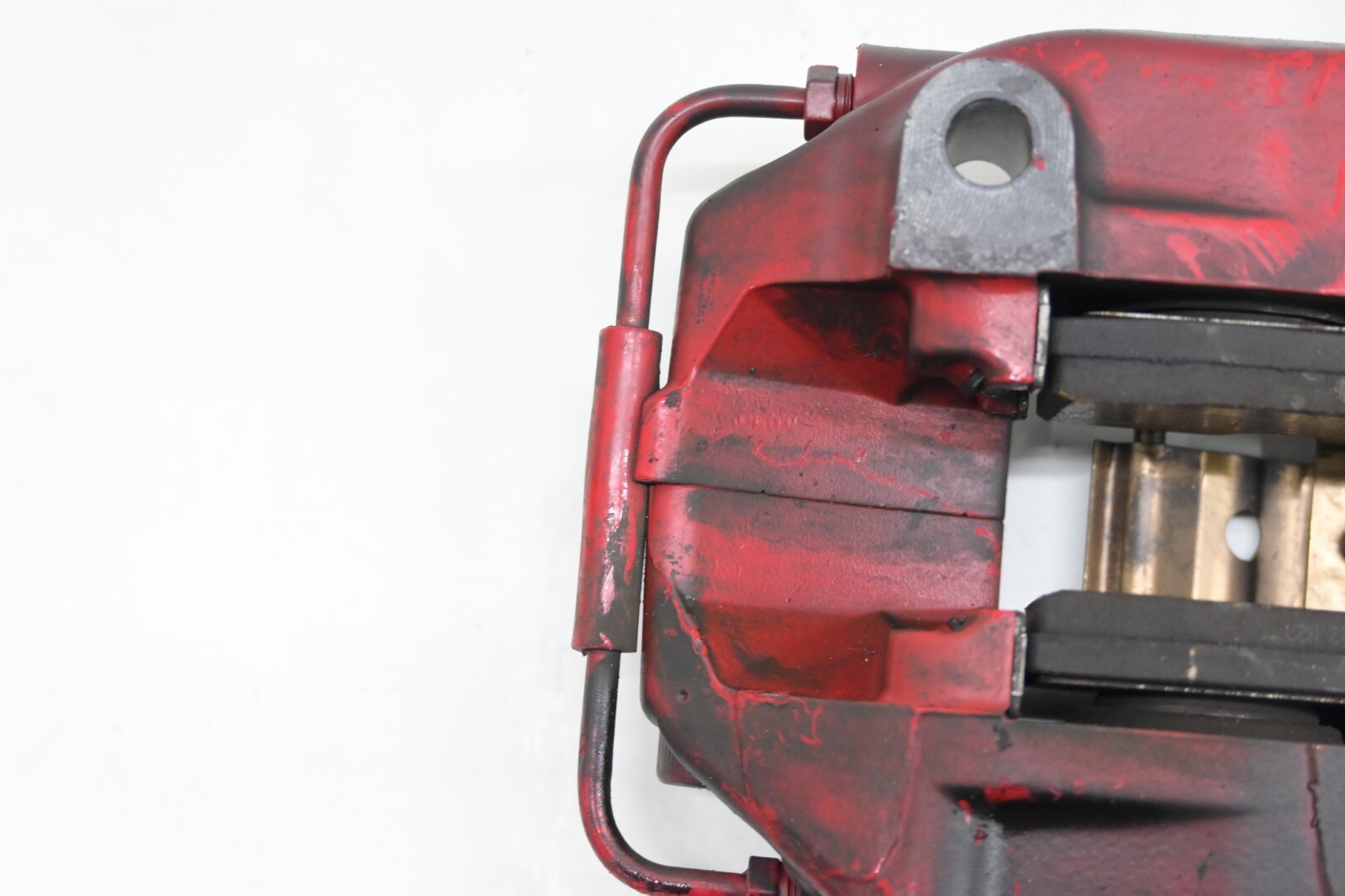 ⭐ 08-17 Maserati Granturismo Rear Brembo Brake Caliper Shoe Carrier Red Set Oem